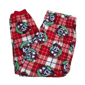 Disney Briefly Stated Womens Mickey Mouse Matching Family Pajama Pants L NWOT